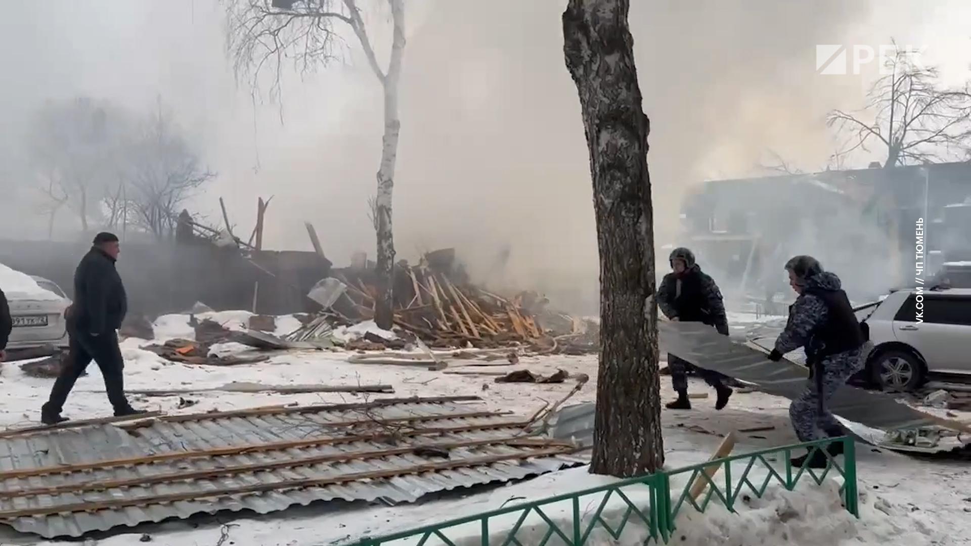 В Тобольске взорвался частный дом