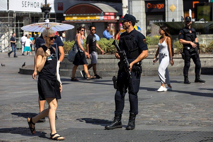 Полиция в Мадриде