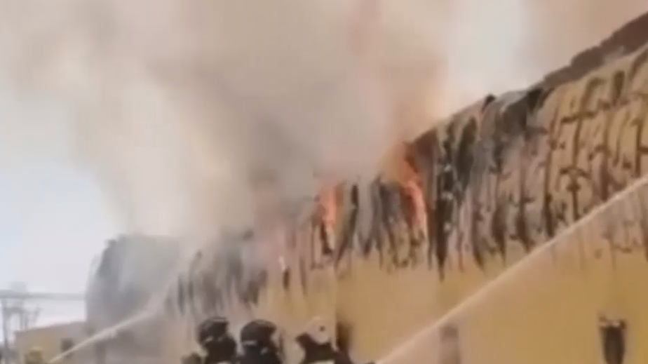 Пожар инкубатора в Астраханской области, где погибло 166 тыс. кур. Видео