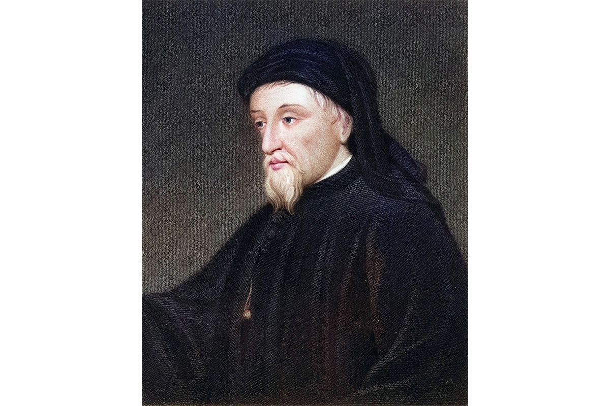 Джефри Чосер — автор «Кентерберийских рассказов», куда входит «Рассказ монастырского капеллана»