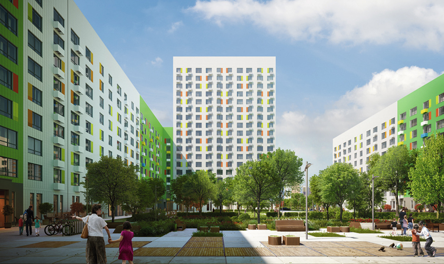 Для строительства новых домов будут применяться трехслойные энергоэффективные панели разных цветов