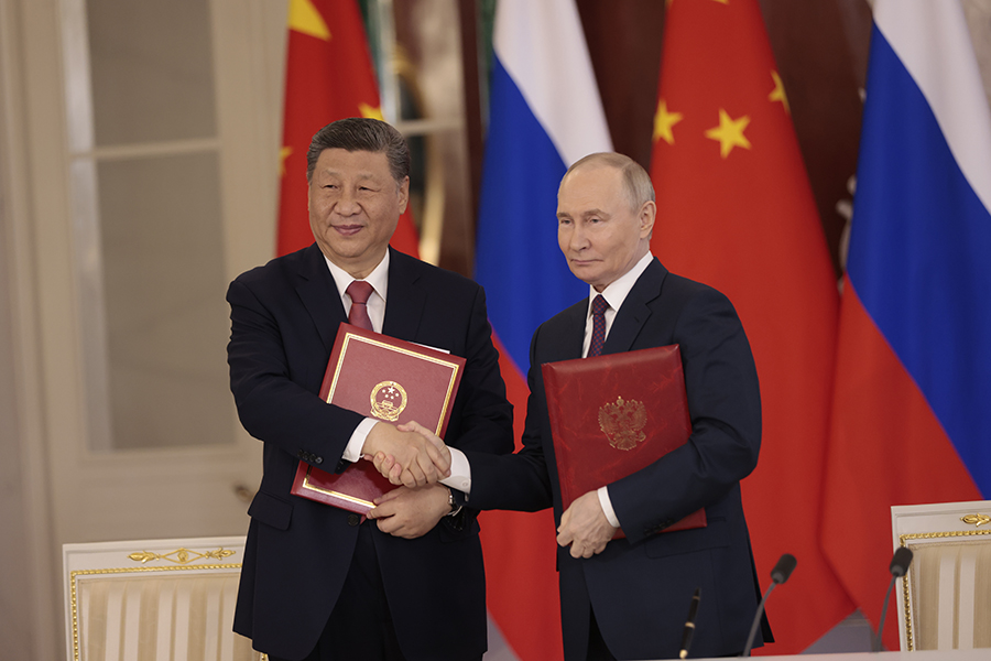 Си Цзиньпин и Владимир Путин