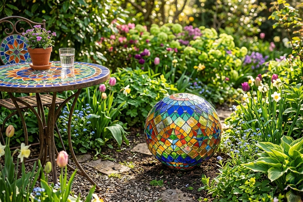 Мозаика из стекол