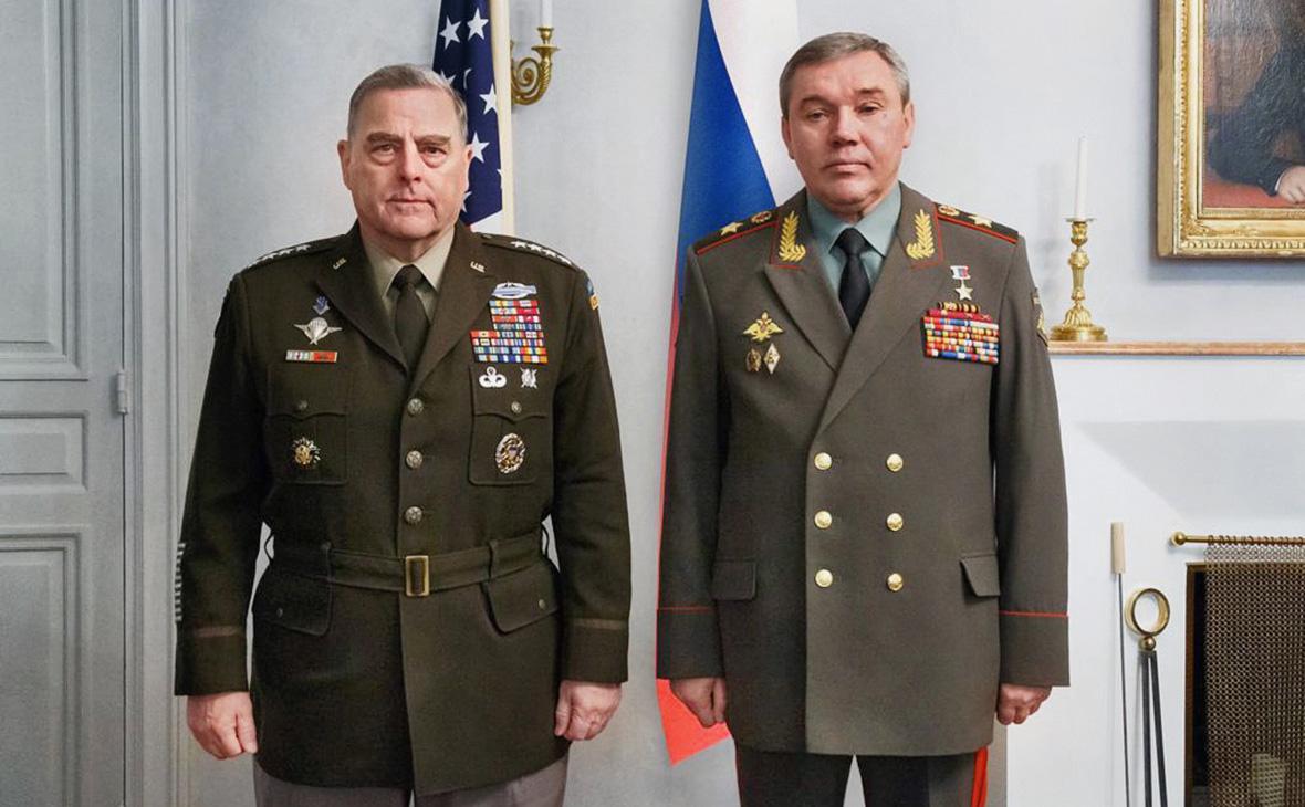 Начальник Генштаба США заявил о запланированном разговоре с Герасимовым
