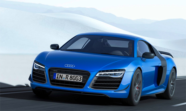 Audi представила серийный автомобиль с лазерными фарами