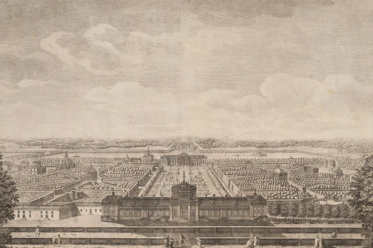 Генеральный проспект села Кусково, 1770-е годы