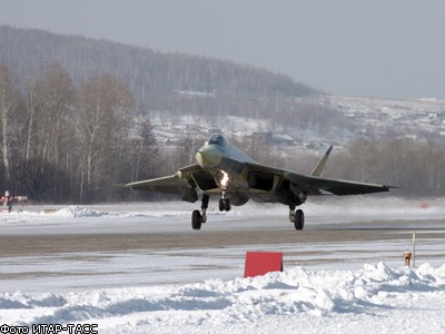 Российский истребитель 5-го поколения впервые совершил полет
