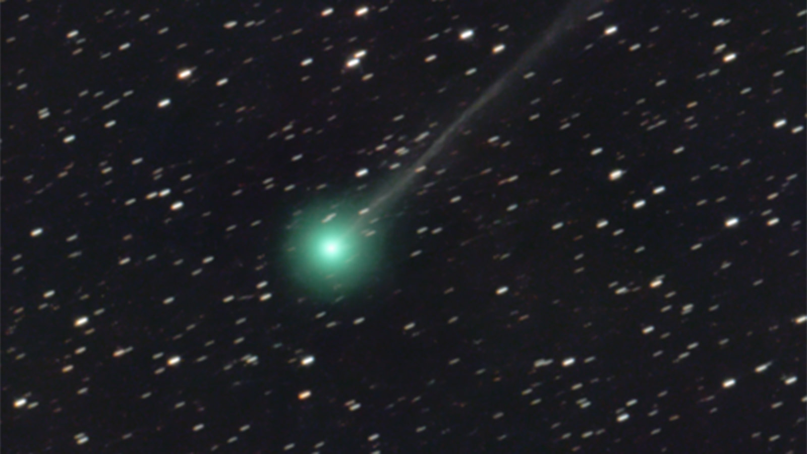 <p>Комета Нисимура в ночном небе</p>