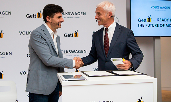 Volkswagen и Gett решили создать приложение для такси премиум-класса