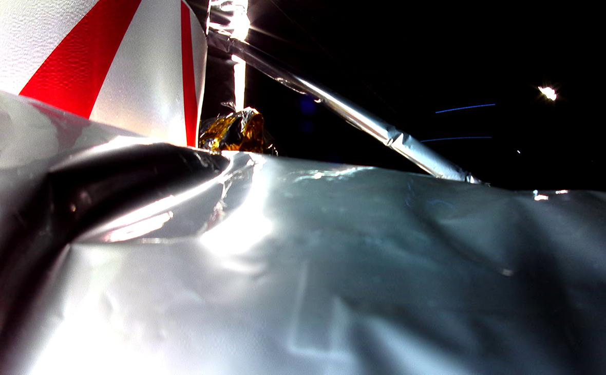 Изображение,&nbsp;переданное из космоса, лунным посадочным модулем Peregrine