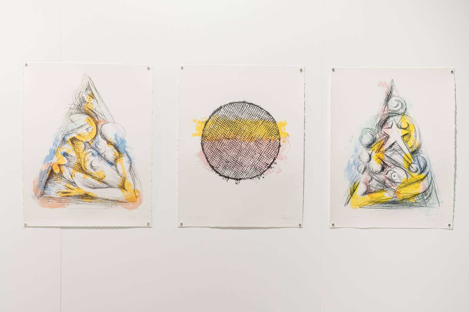 Триптих Игоря Макаревича на стенде Set Projects