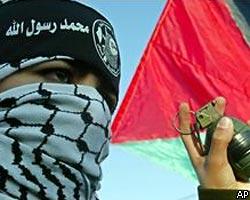 Вооруженные боевики устроили митинг в секторе Газа