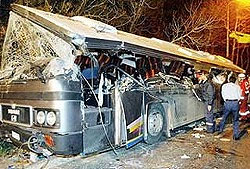В Запорожье столкнулись автобусы, 6 человек погибли