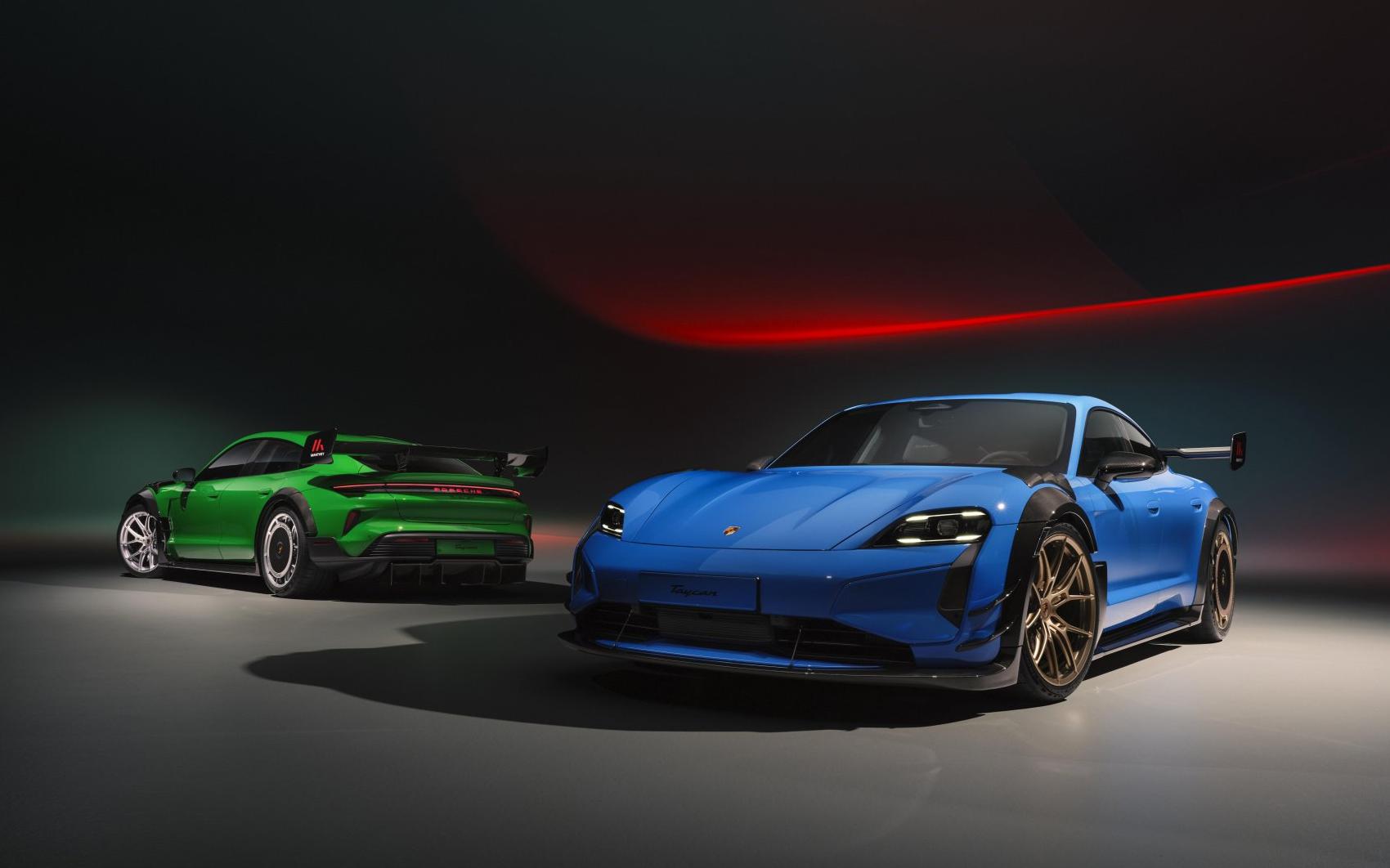 Porsche показал новый Taycan с имитацией механики и управлением голосом