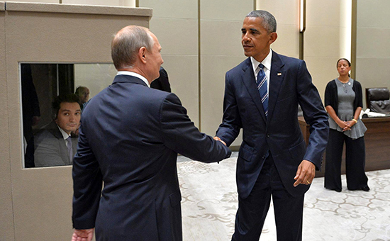 Президент России Владимир Путин и президент США Барак Обама на саммите G20 в Китае, 5 сентября 2016 года


