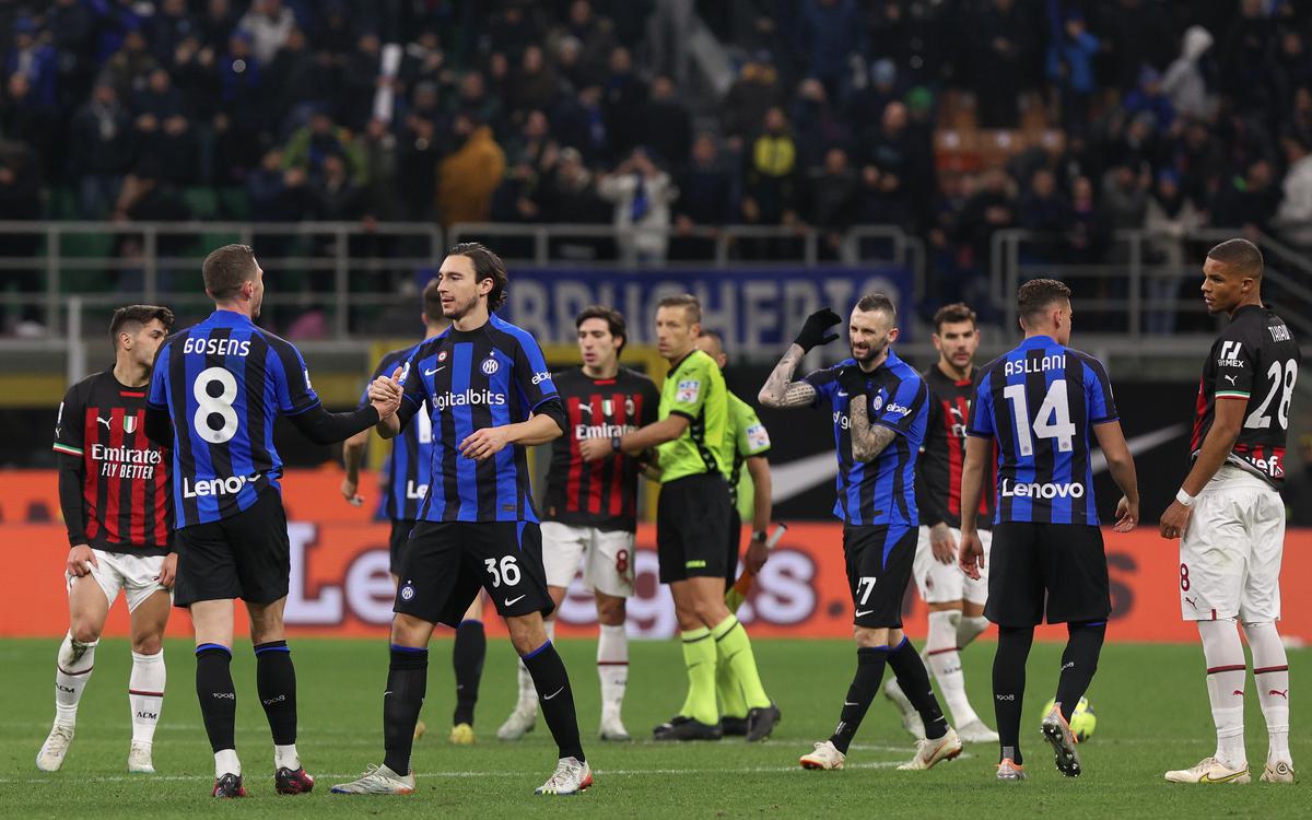 «Милан» проиграл «Интеру» в первом полуфинальном матче Лиги чемпионов