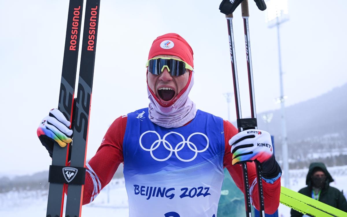 Трехкратный олимпийский чемпион Александр Большунов