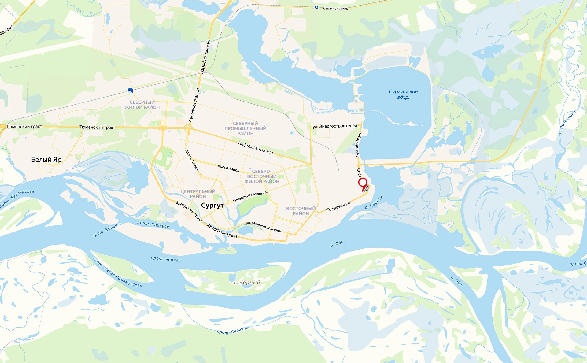 сервис «Яндекс.Карты»