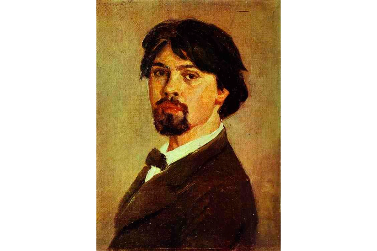  Автопортрет. Репродукция. Художник Василий Иванович Суриков, 1879