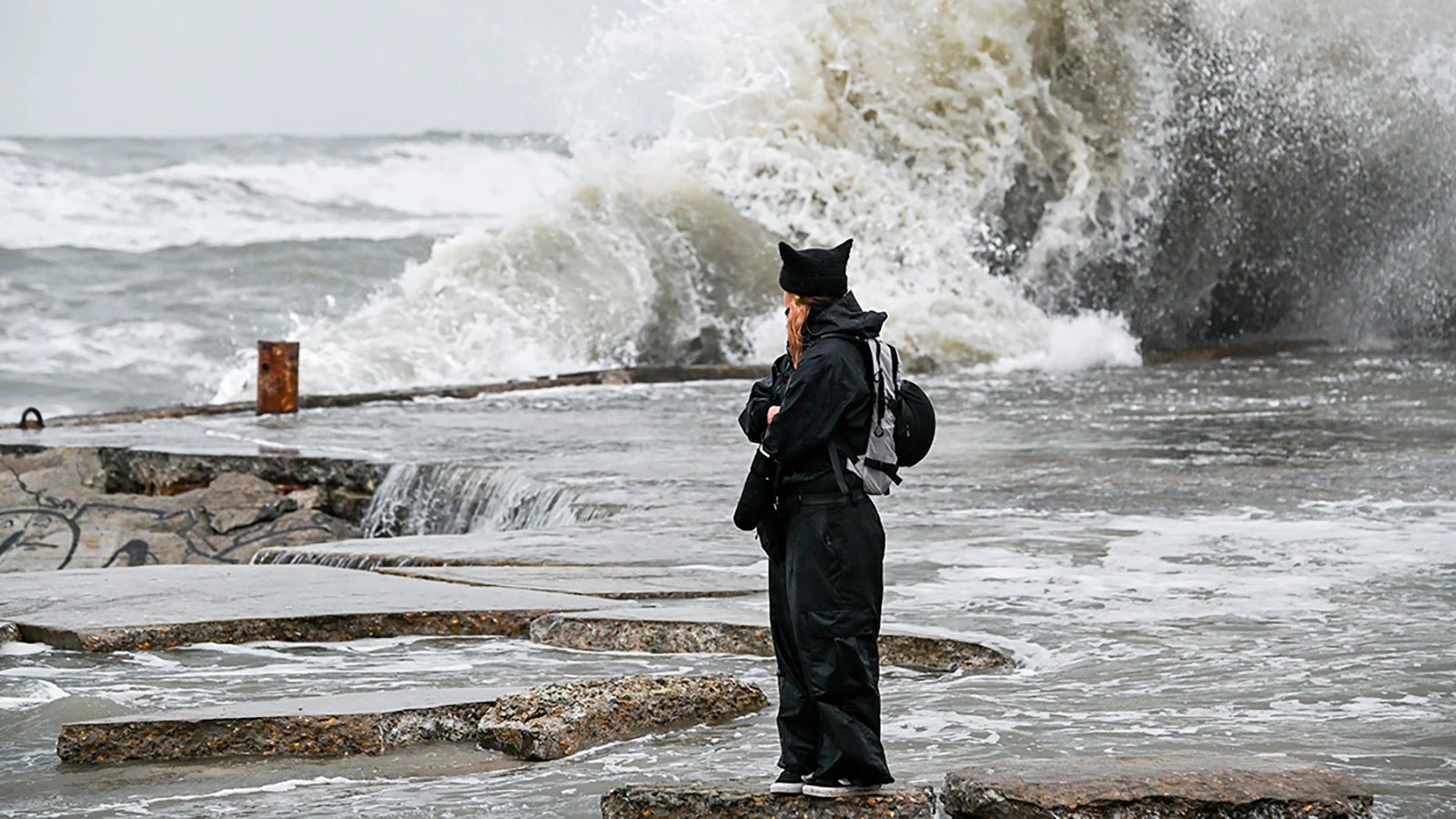 Шторм в Сочи, 19 февраля 2026 года