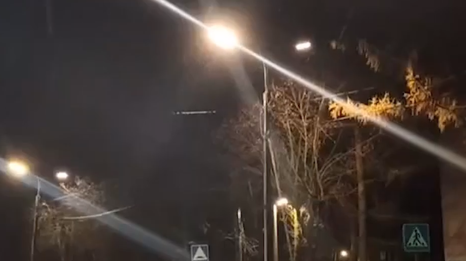 В Подмосковье пошел снег