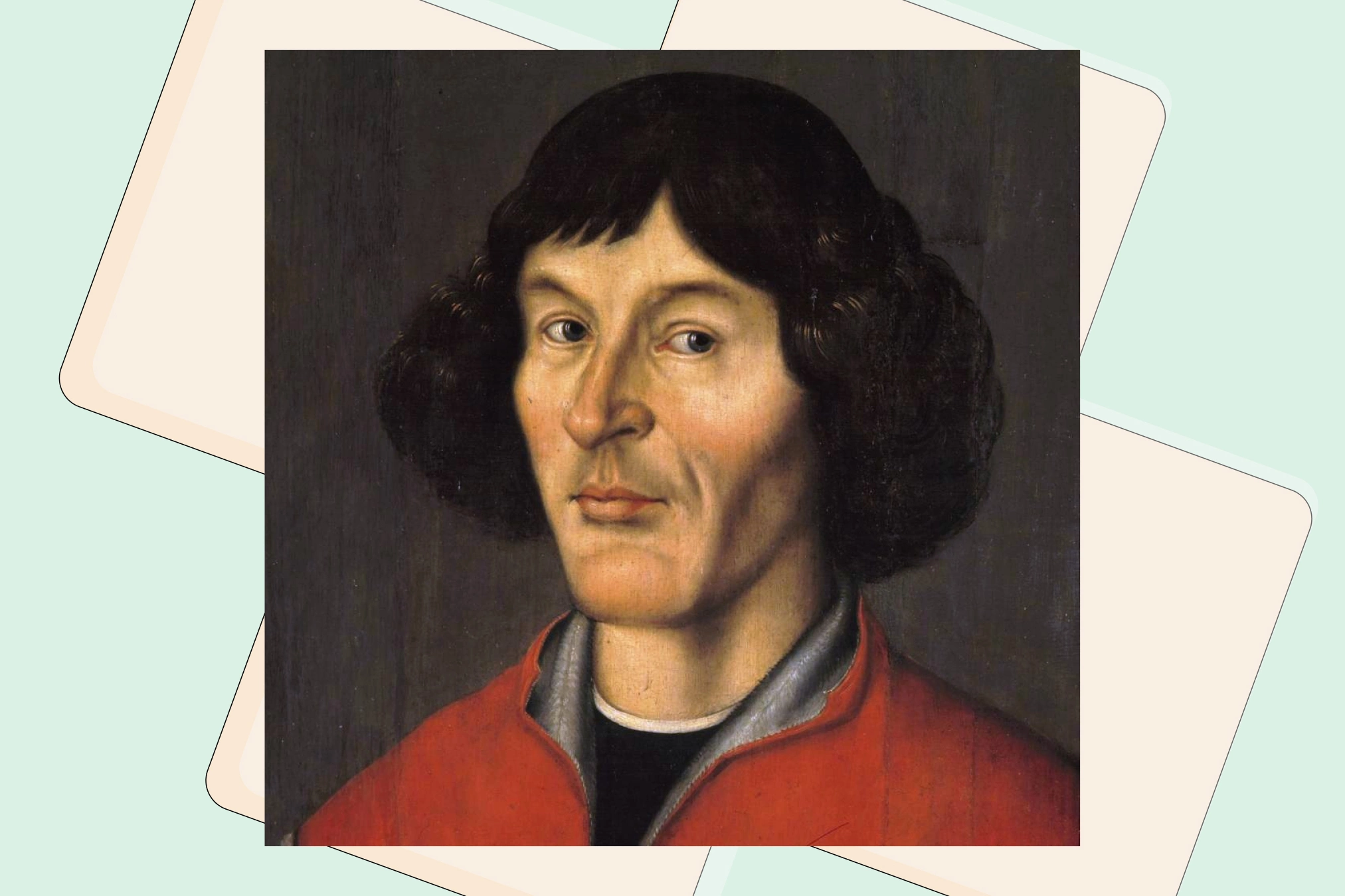 <p>Один из наиболее известных портретов Николая Коперника, созданный в 1580 году</p>