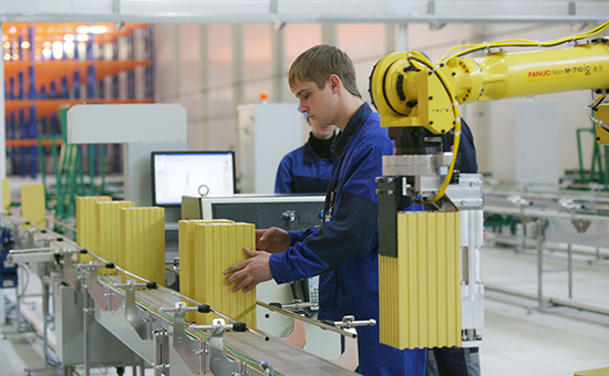 Линия по тестированию готовых аккумуляторов на заводе литий-ионных аккумуляторов&nbsp;в&nbsp;Новосибирской области
