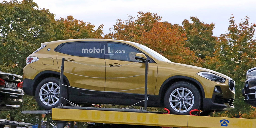 Серийный кроссовер BMW X2 заметили без камуфляжа