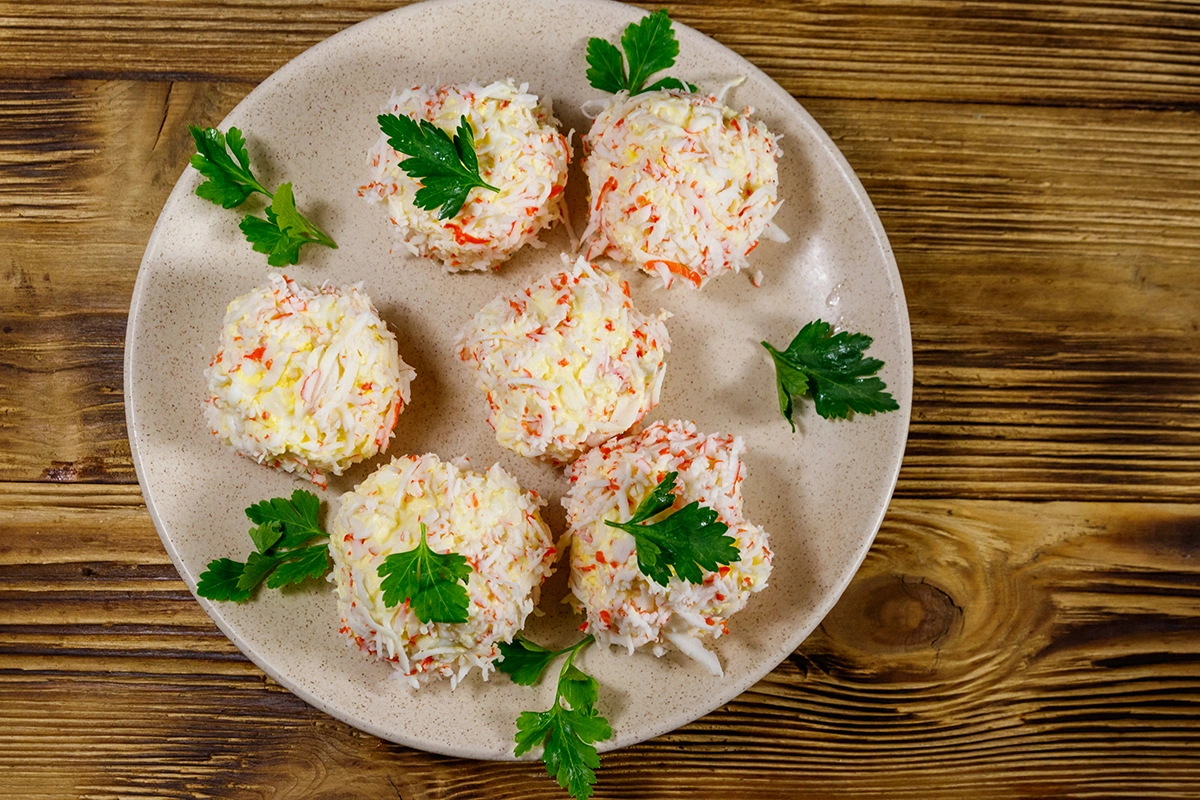 Крабовые «рафаэлло»