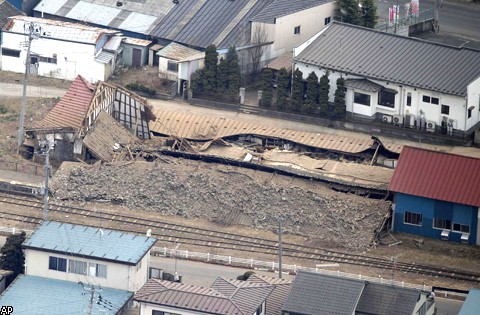 Новое землетрясение в Японии
