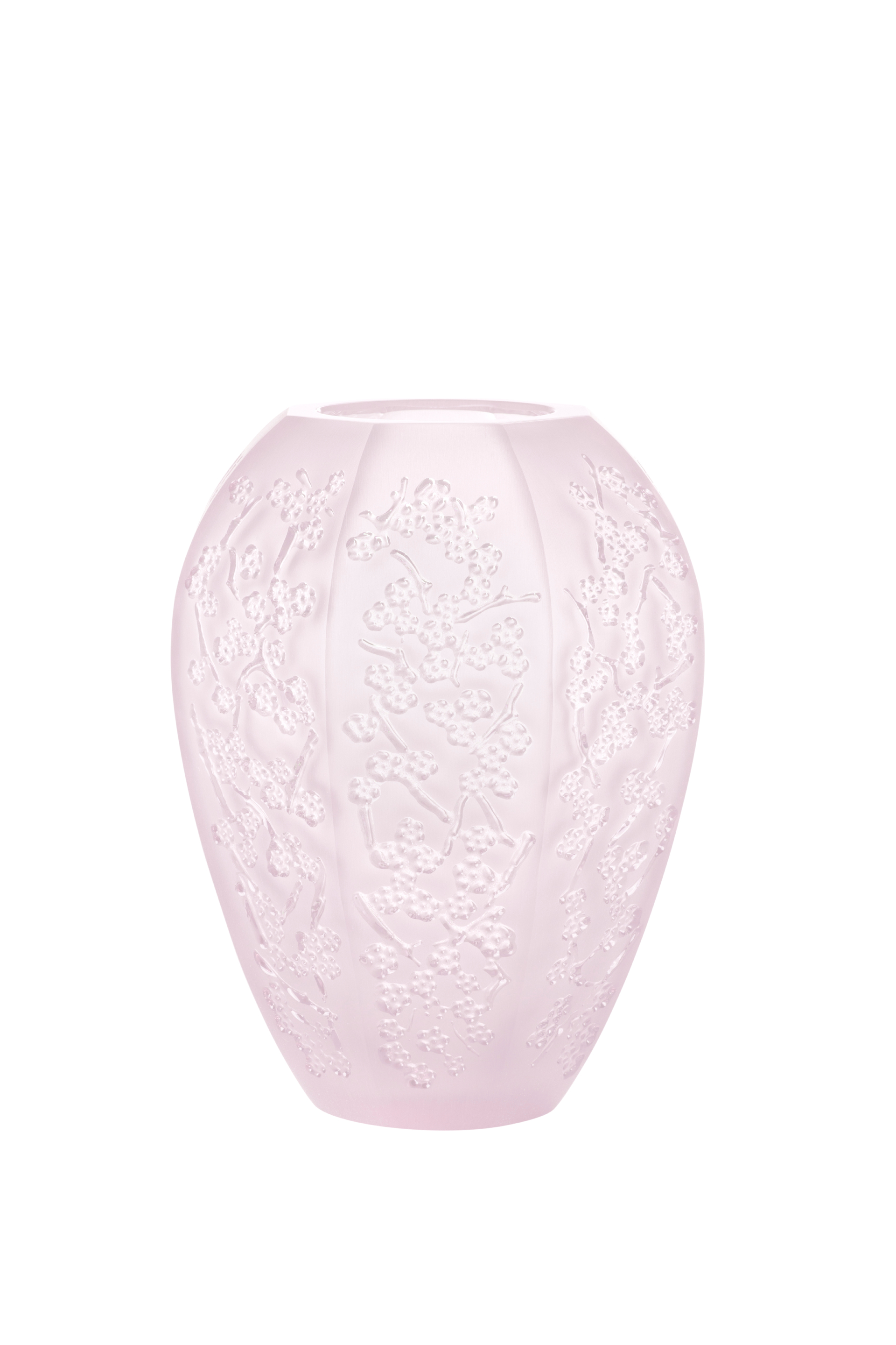Ваза &laquo;Сакура&raquo;, розовый хрусталь, 14 см, 57 400 руб., Lalique