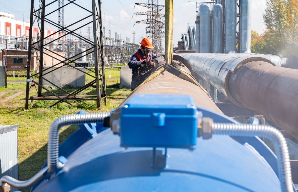 Ультразвуковые счетчики на трубах теплосетей