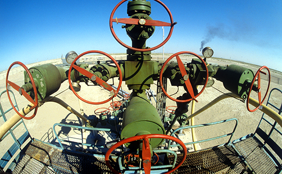 Нефтяное месторождение Тенгиз в Казахстане