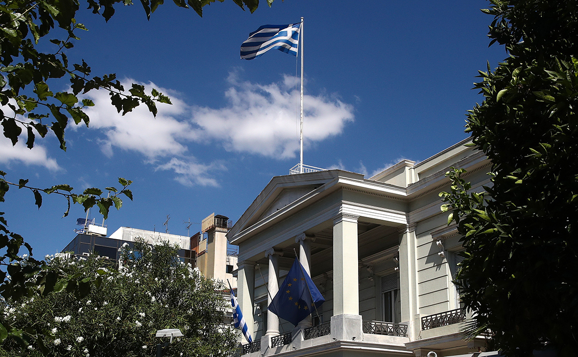 Вид на здание МИД Греции