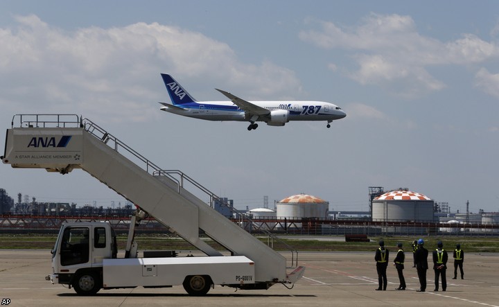 Испытания Boeing 787 Dreamliner в Японии