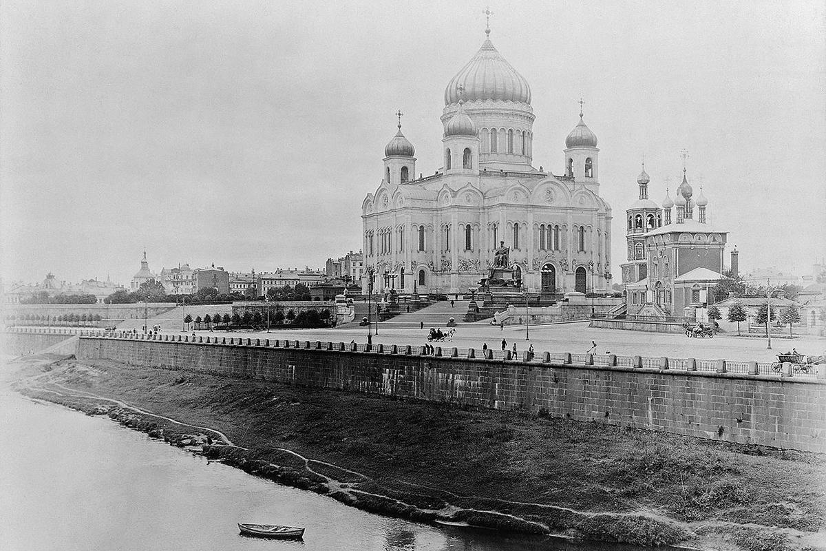 Храм Христа Спасителя в Москве, между 1883 и 1918 годами