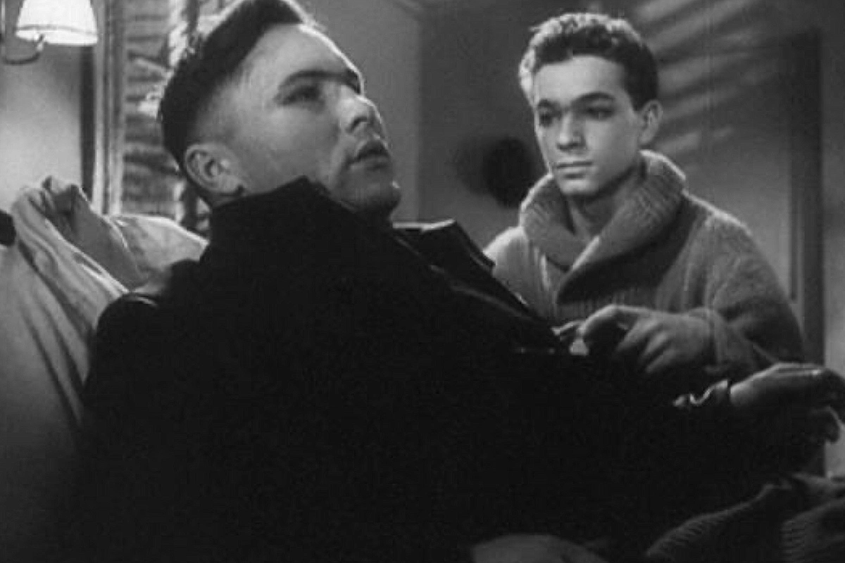 Василий Шукшин, кадр из фильма «Убийцы», 1956 год