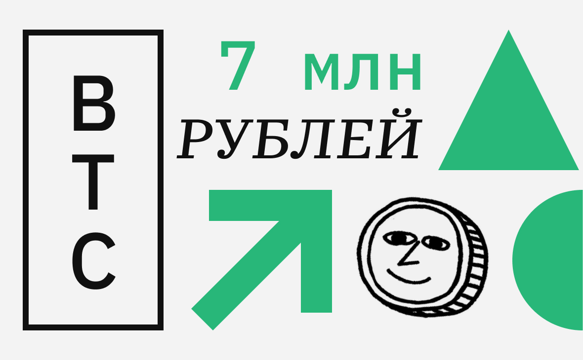 Курс биткоина превысил 7 млн руб.