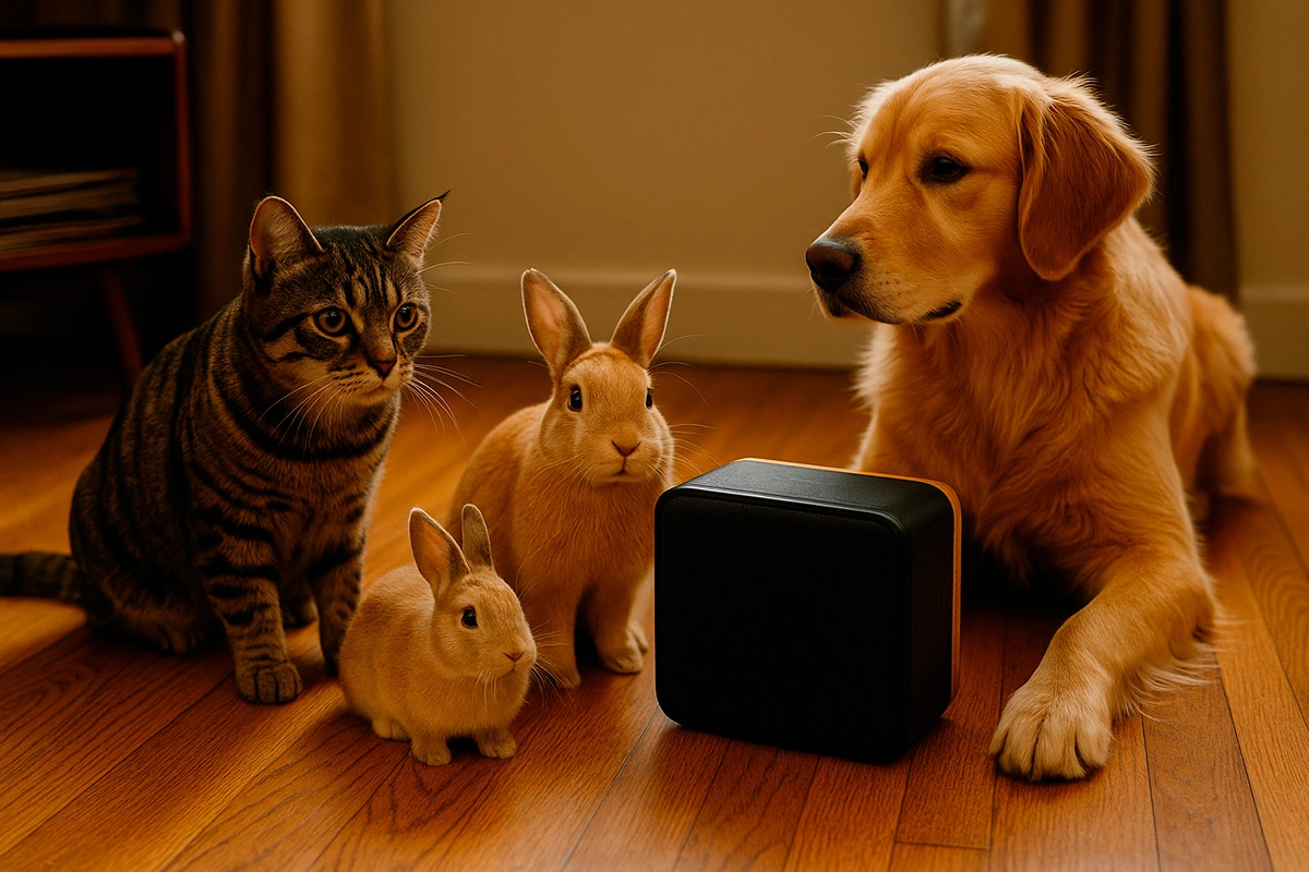 Существуют приложения с успокаивающей музыкой для питомцев, которую можно транслировать на различные устройства