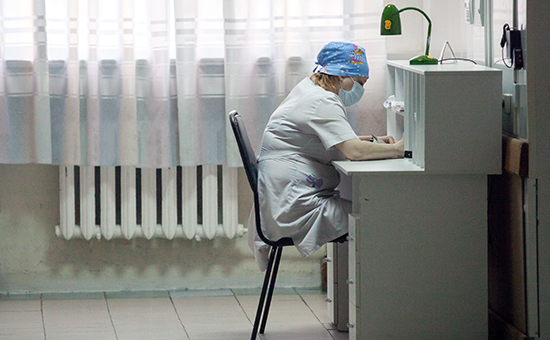 Городская клиническая больница в Новосибирске, март 2016 года


