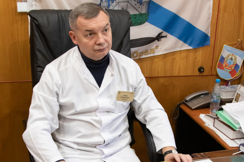 Главный врач Госпиталя для ветеранов войн Максим Кабанов