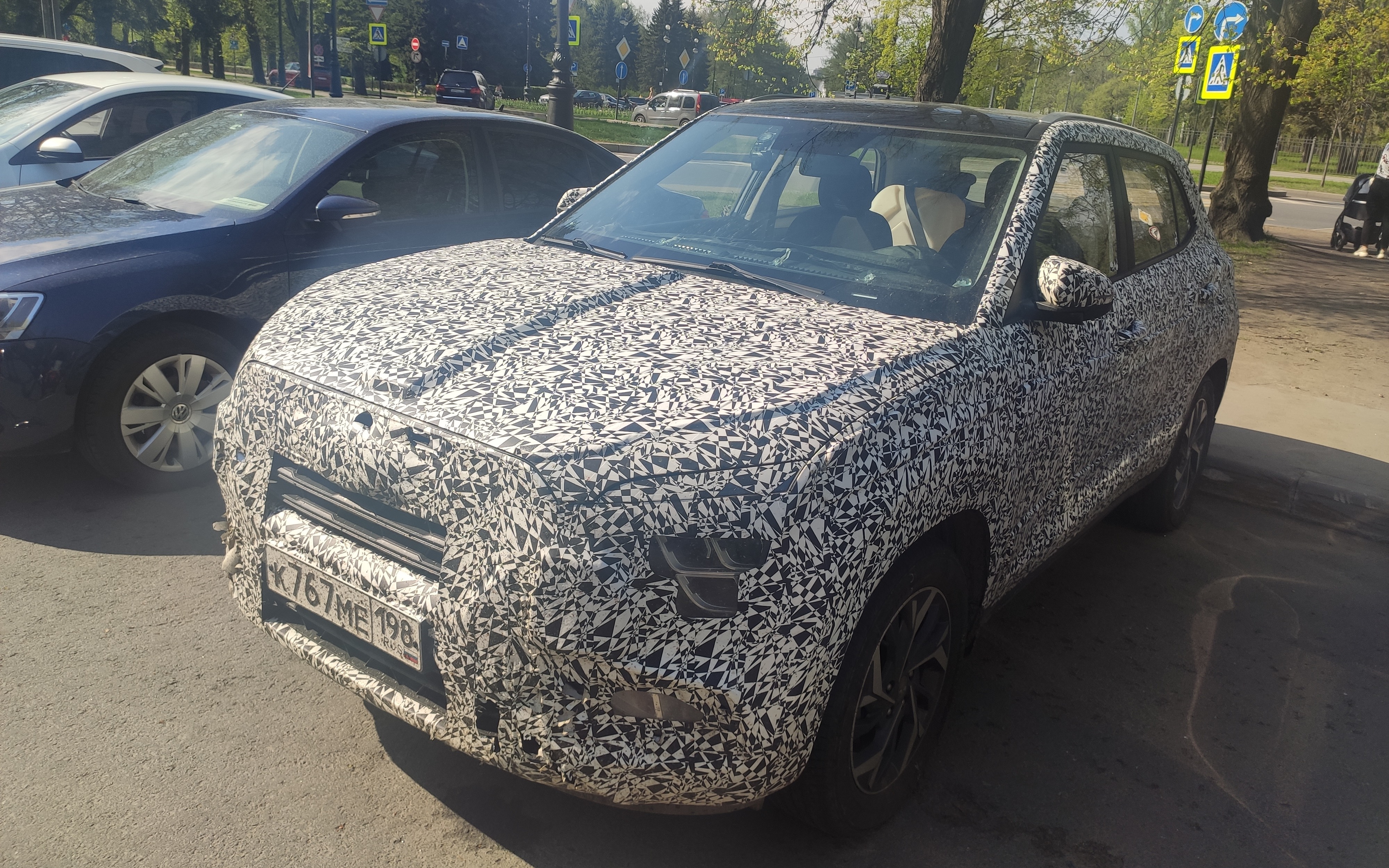 Новая Hyundai Creta 2021 для России попала на видео