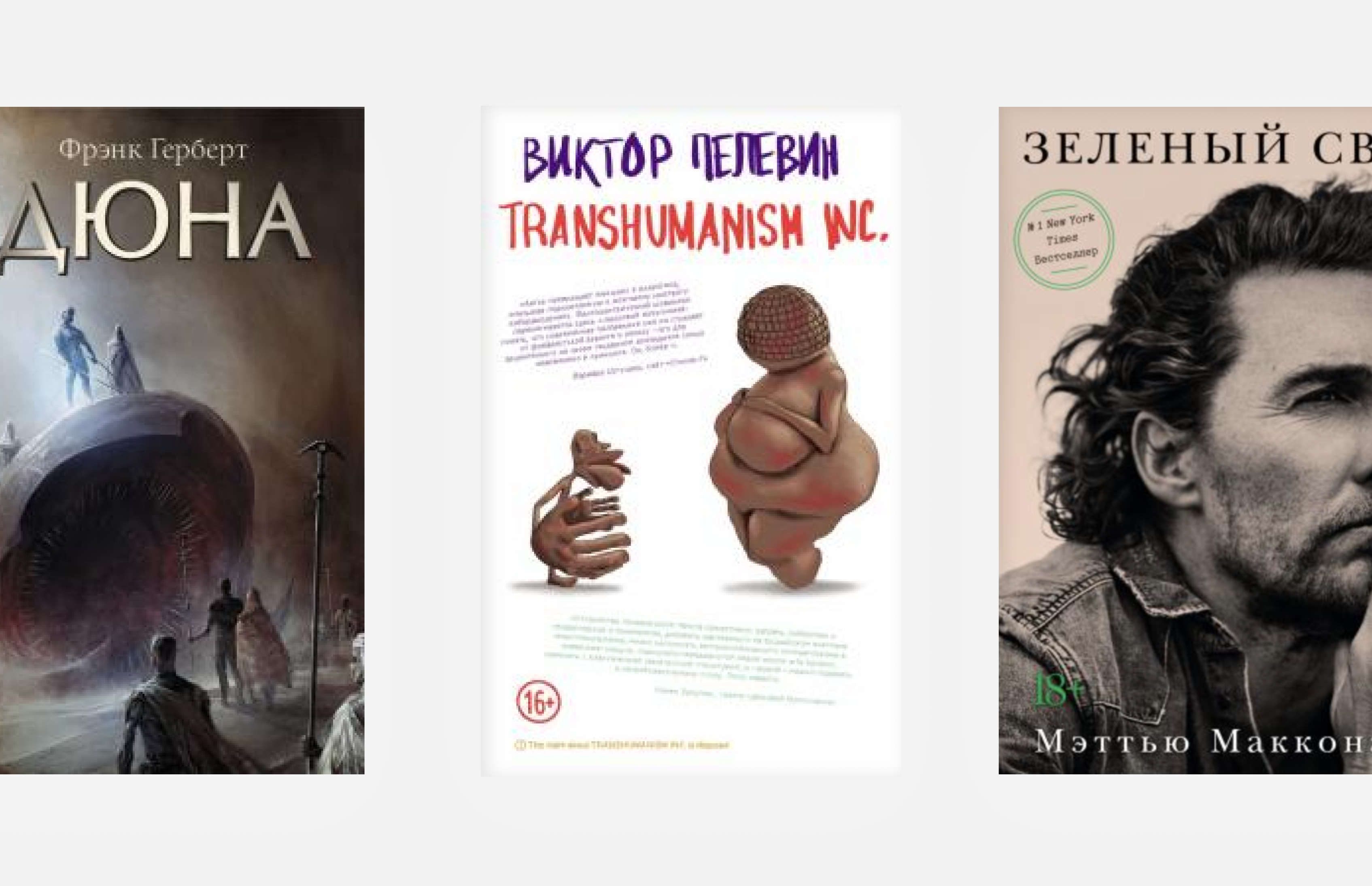 «Дюна», роман Пелевина и биография Макконахи вошли в топ книг осени
