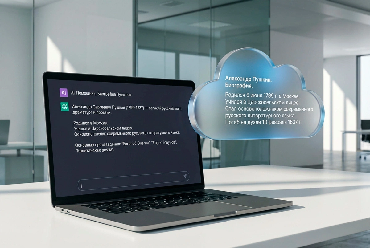 Под свои задачи можно выбрать одну из нескольких рабочих языковых моделей. Но для поиска информации на русском языке лучше пользоваться нейросеткой, которая обучена на нем