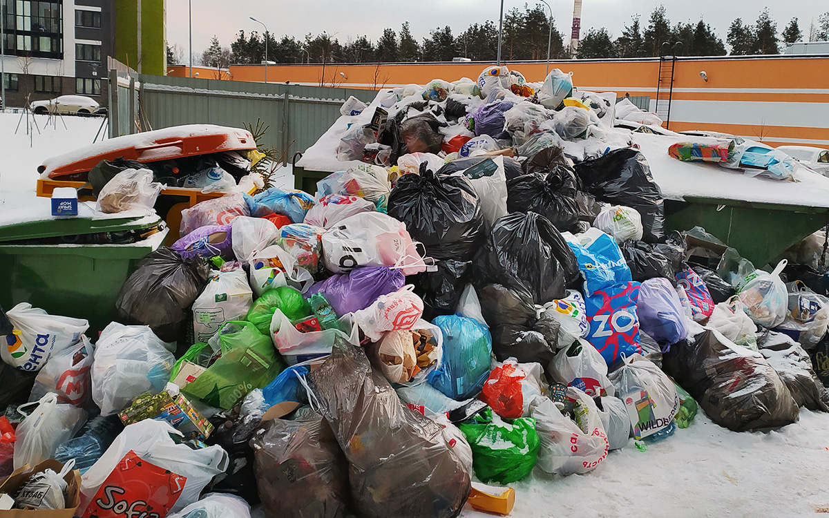 Власти Петербурга извинились перед жителями за проблемы с мусором