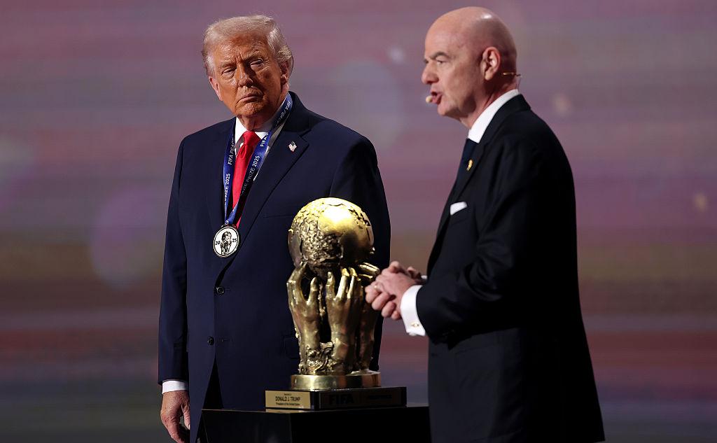 Джанни Инфантино и Дональд Трамп