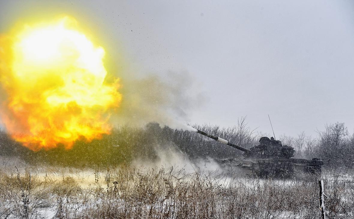 Боевая работа танка Т-72