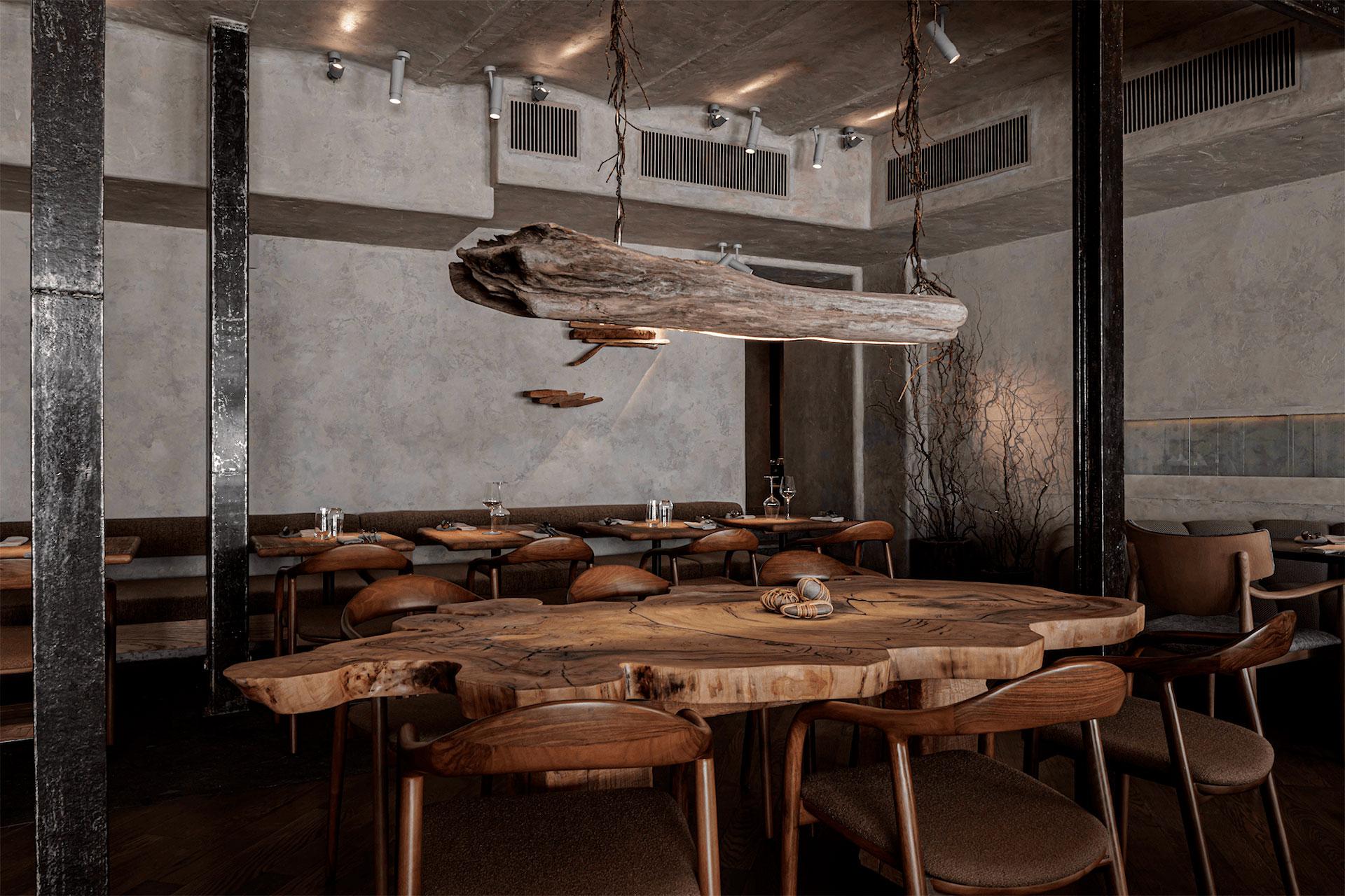 Интерьер ресторана&nbsp;&laquo;Айна&raquo;