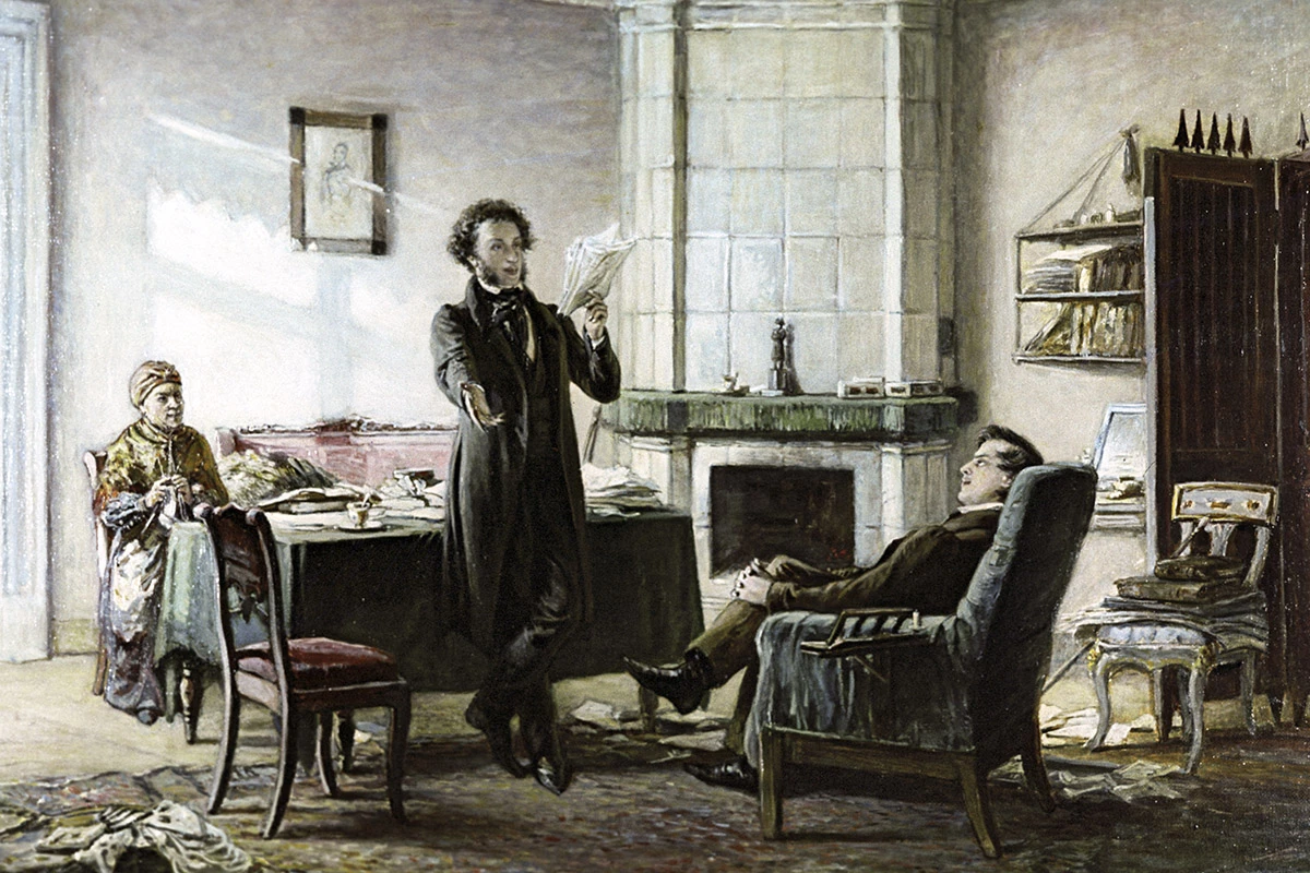 «Александр Сергеевич Пушкин в селе Михайловском», Николай Ге, 1875 год
