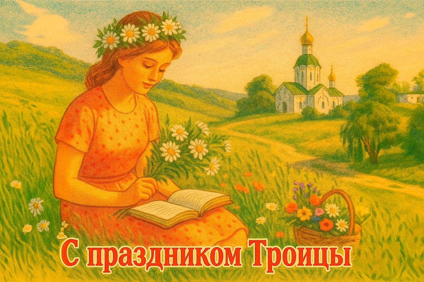 Открытки с Троицей. 30 красивых, старинных открыток со Святой Троицей